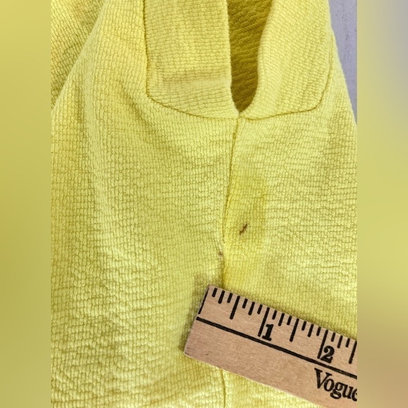 rag & bone Mckenna Cotton yellow top size S - Picture 7 of 7